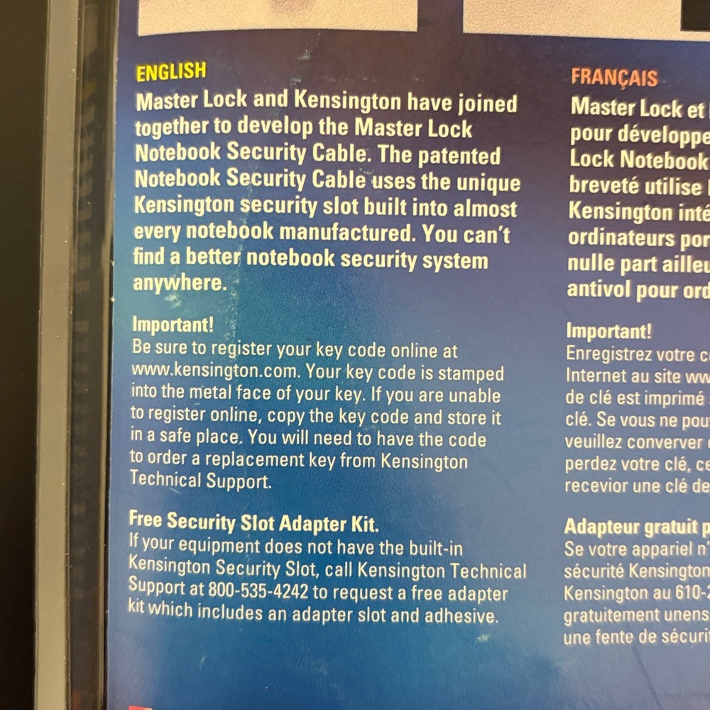 Master Lock Notebook Security Cable - Picture 6 of 6